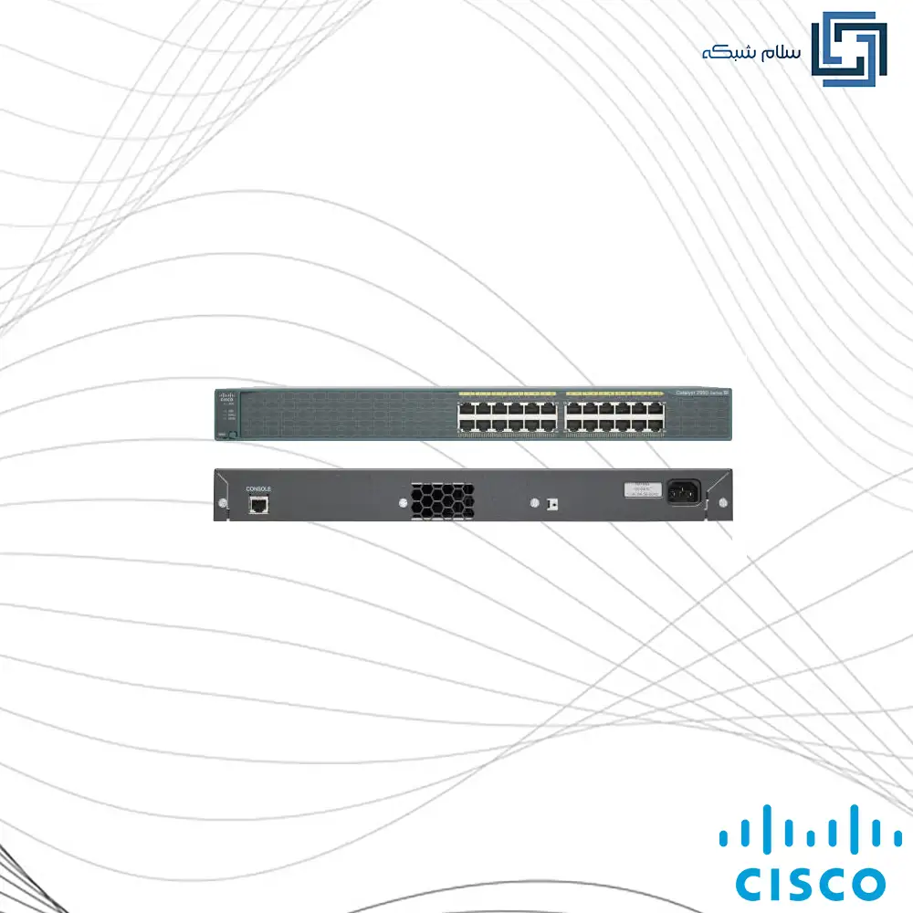 cisco_ws_2960_1 سوییچ شبکه 24 پورت سیسکو مدل Cisco WS-C2960