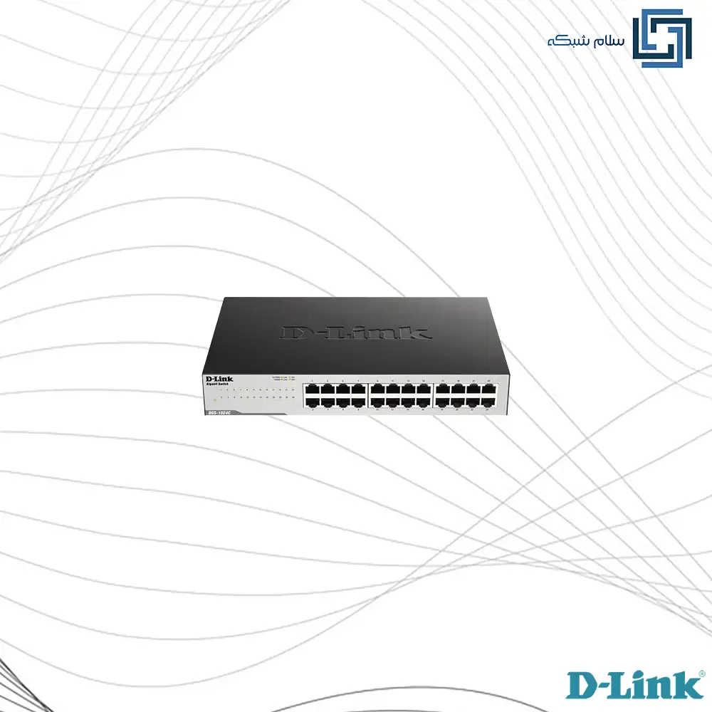 switch_dlink_1 سوییچ شبکه 24 پورت گیگابیتی دی-لینک مدل Dlink DGS-1024C