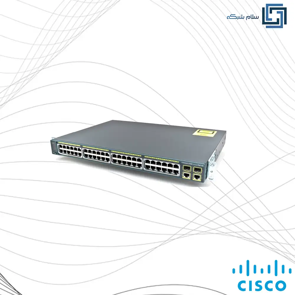 Cisco_C2960_2 سوییچ شبکه 48 پورت سیسکو مدل Cisco WS-C2960-48PST-L