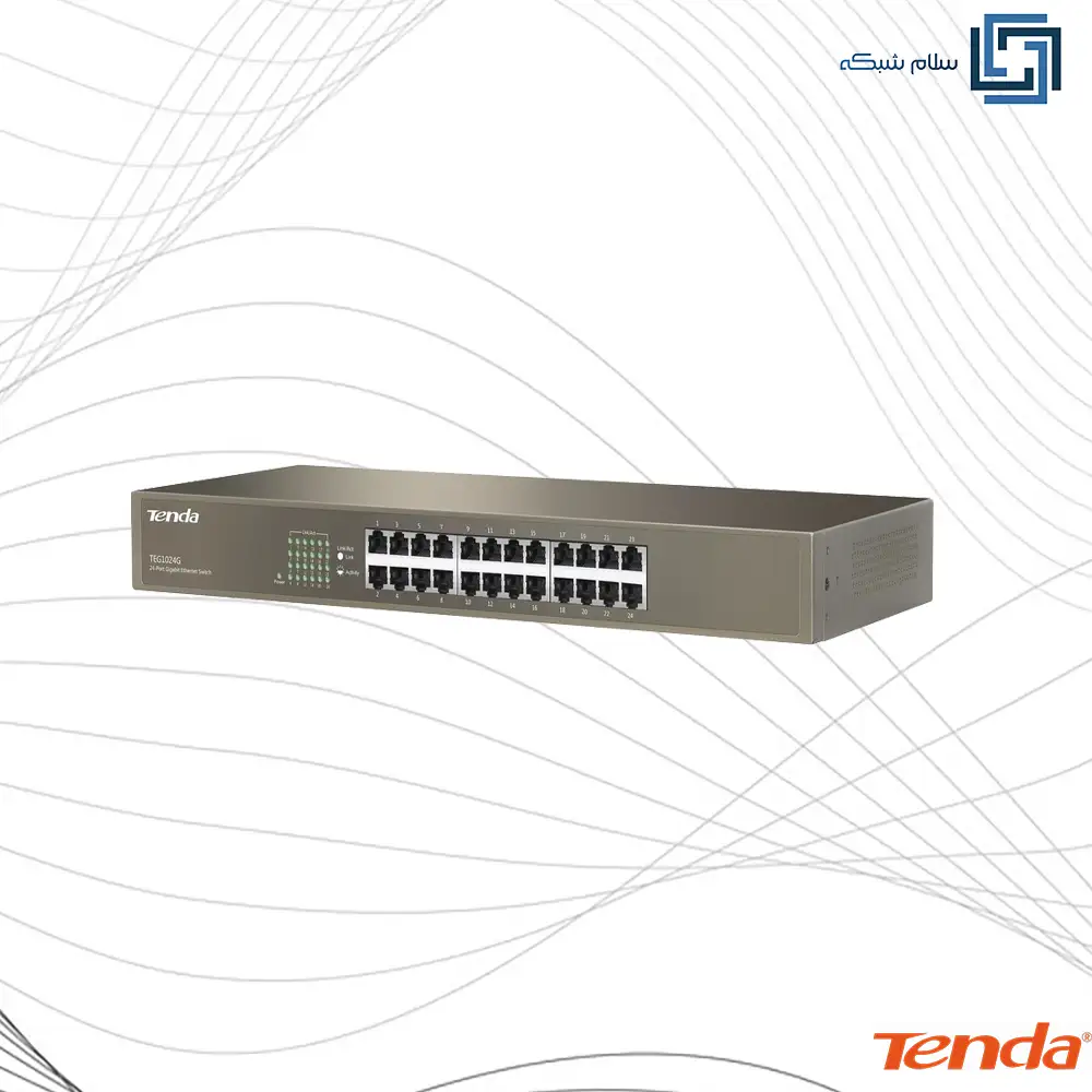 Tenda_Switch_4 سوئیچ شبکه 24 پورت تندا مدل TEG1024G v9.0
